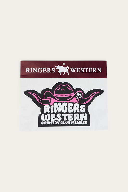 Ringers Western Country Club Member Sticker